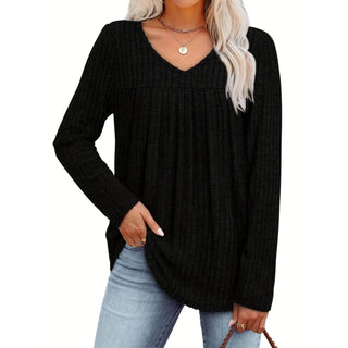 Karoline - Lett Langermet Bluse