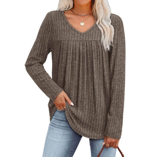 Karoline - Lett Langermet Bluse